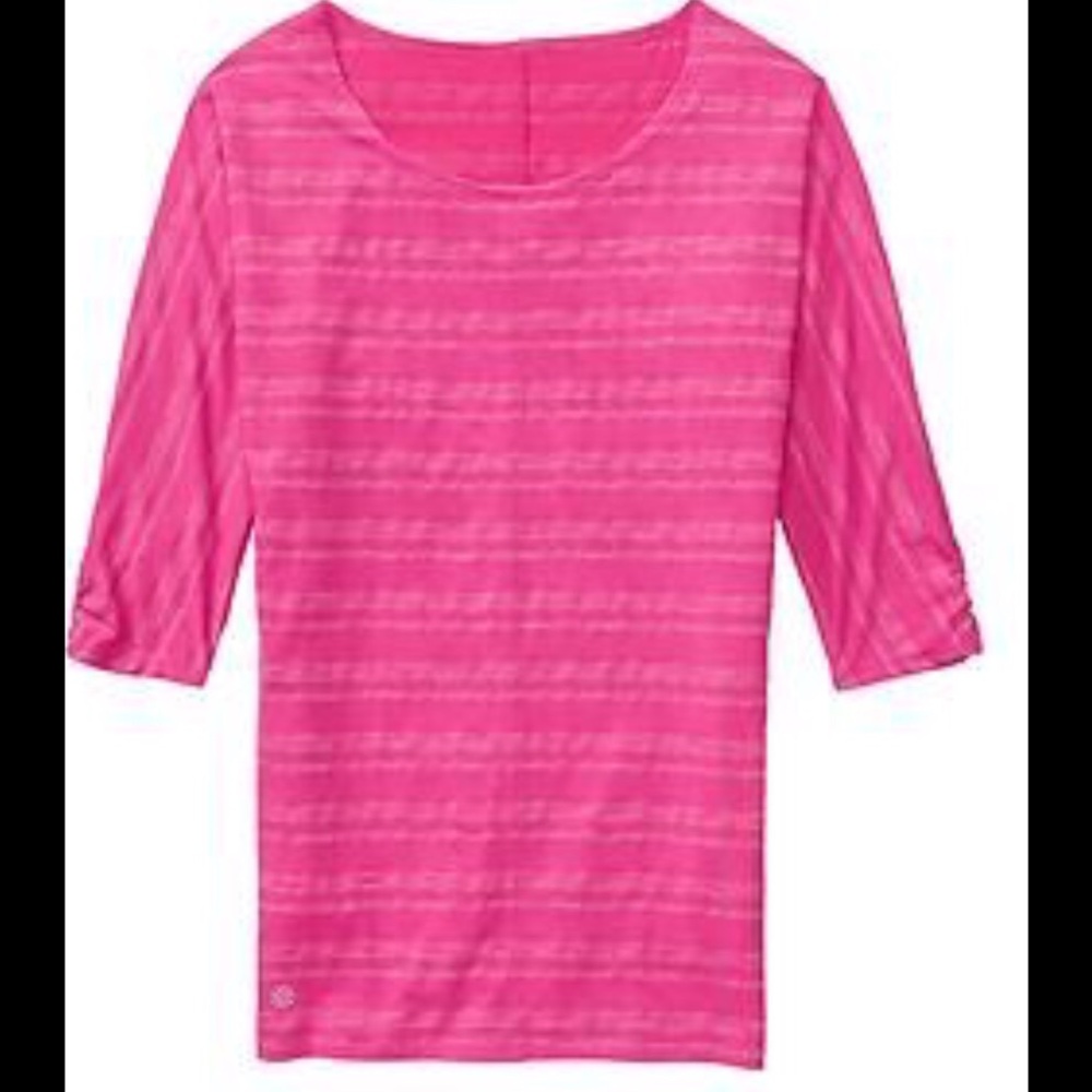 Athleta Shimmer Stripe Dory Dolman